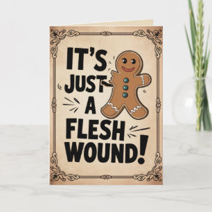 EDITABLE Vintage Funny Christmas Card