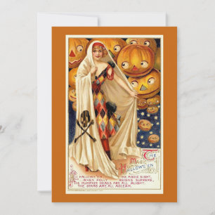 Editable Vintage Halloween Card with Humor