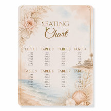 Editable Watercolor Beach Wedding Welcome Sign