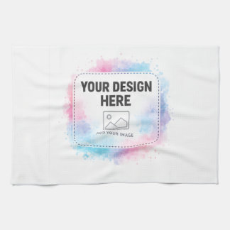 Editable Watercolor Design Template – Your Design Kitchen Towel