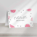 Editable Watermelon Fold Over Labels