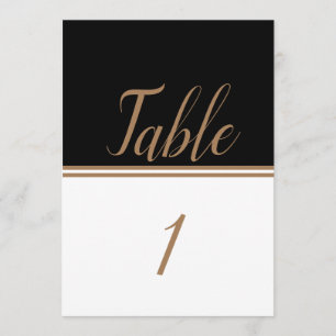 Editable Wedding Reception Table Numbers