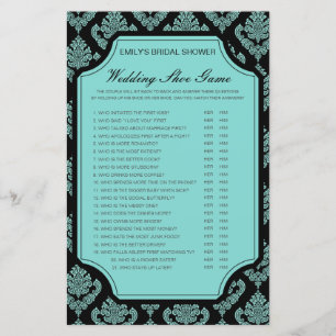 Editable Wedding Shoe Game Wedding Shower Game