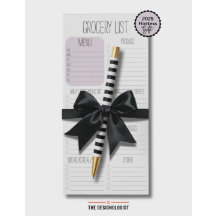 Editable Weekly Meal Planner Grocery Shopping List