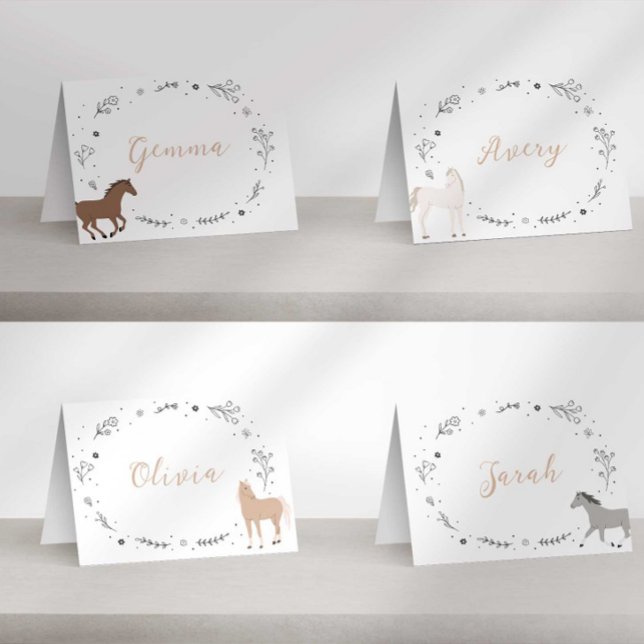 Editable Western Equestrian Fold Over Labels (Creator Uploaded)