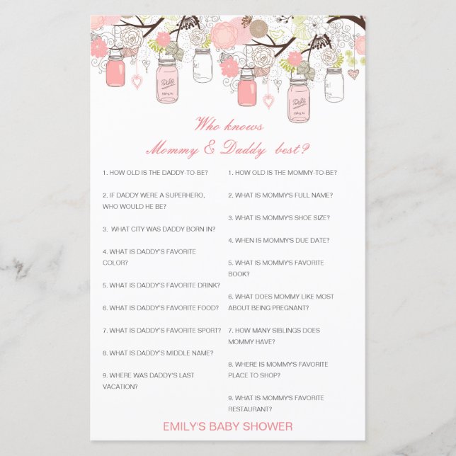 Editable Who Knows Mommy and Daddy Best (Front)