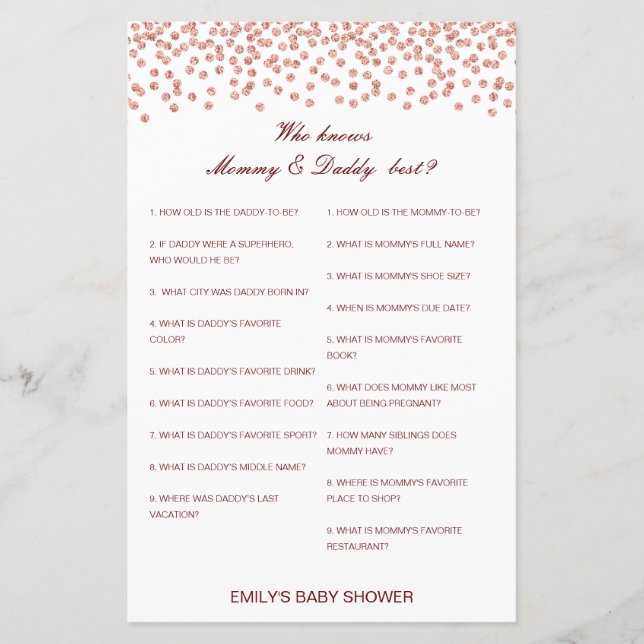 Editable Who Knows Mommy and Daddy Best (Front)