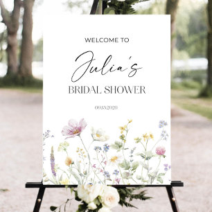 Editable Wildflower Welcome Sign Template, Printab