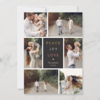 Editable Wishes Editable Color Holiday Photo Card