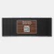 Editable Wood QR Code View Our Menu Bar Mat | Zazzle