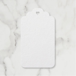  edite logo photo text black and white foil gift tags