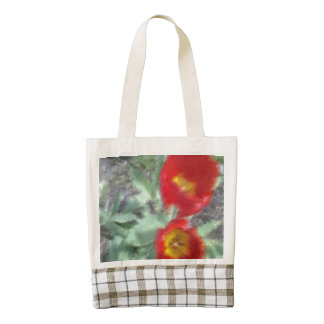 Edited Flower Photo Zazzle HEART Tote Bag
