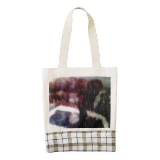 Edited photo zazzle HEART tote bag