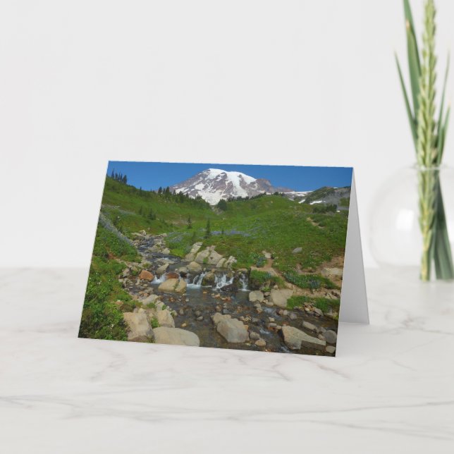 Edith Creek at Mount Rainier National Park Card (Front)