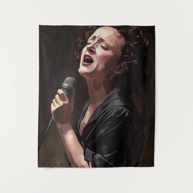 Edith piaf - Painting Tapestry (Front)