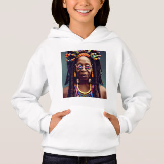 Edith Whoopi Goldberg African tribal jewelry afric Hoodie