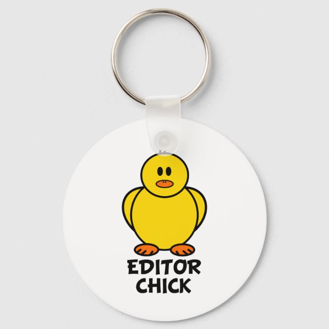 Editor Chick Keychain (Front)