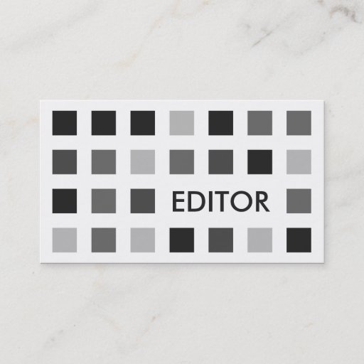 Customizable EDITOR (mod squares) Business Card Templates