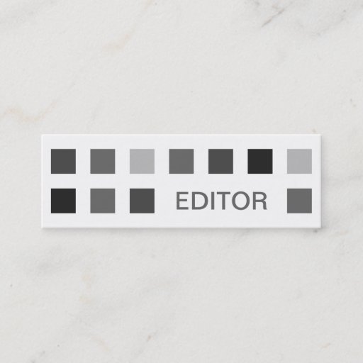 Customizable EDITOR (mod squares) Business Card Template