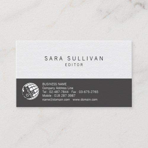 Editor Print Publishing Business Card