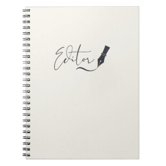 Editor Script Notebook – Minimalist Writing Pen