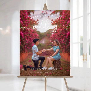 Editorial Layout Photo Wedding Welcome Sign