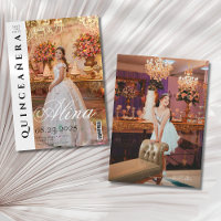 Editorial Magazine Cover quinceanera Save The Date