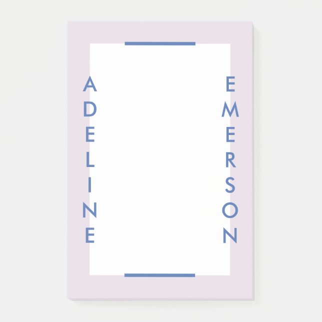 Editorial Modern Typography Notes - Purple (Front)