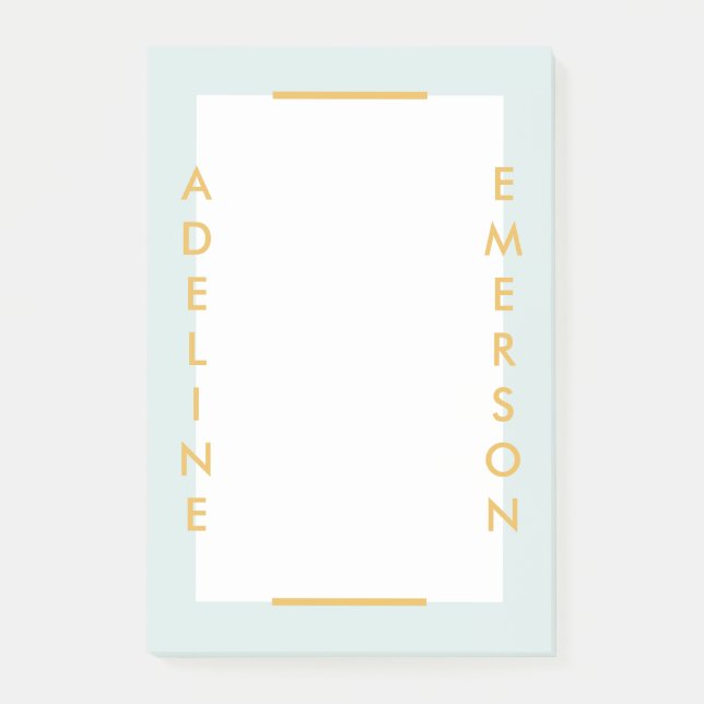 Editorial Modern Typography Post-It Notes - Purple (Front)