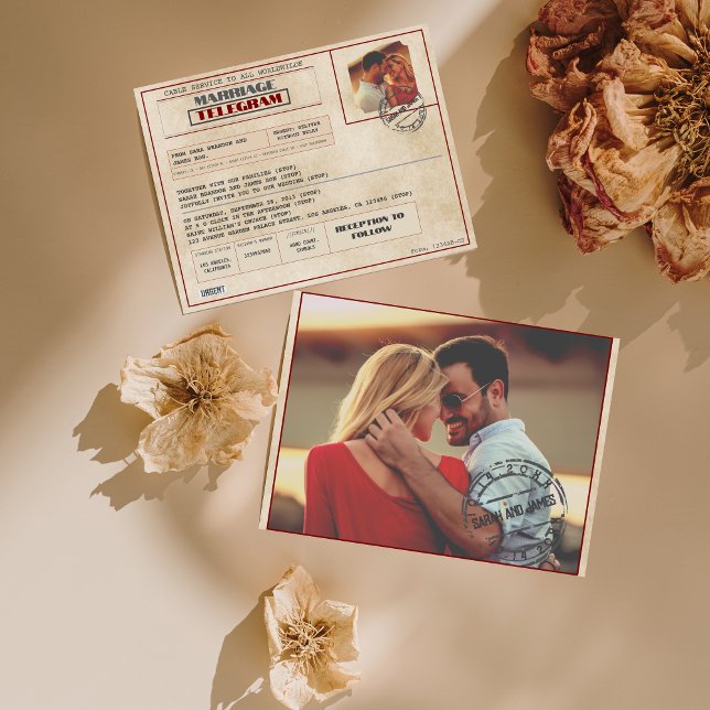 Editorial Photos Vintage Wedding Old-Fashioned Invitation (Creator Uploaded)