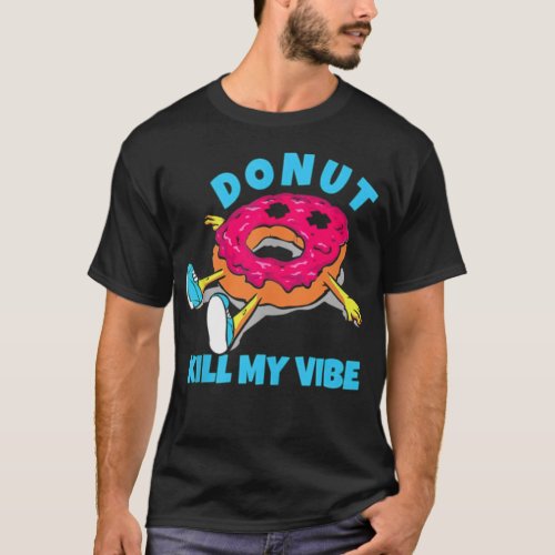 EDM Donut Rave Vibes Design Dance Rave Music baker T_Shirt