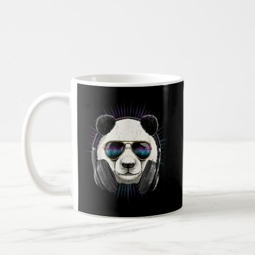 Edm House Music Dj Giant Panda Bear Music Music Coffee Mug