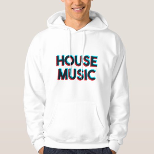 EDM House Music Raver Glitchy Synth Dance Clubbing Hoodie