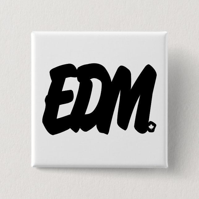 EDM Letters Button (Front)