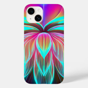 EDM Neon Laser Lights Lotus Flower Awakening Case-Mate iPhone 14 Case
