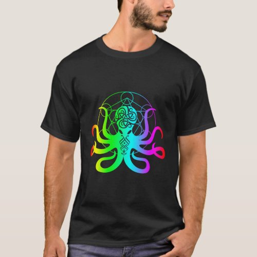 Edm Octopus Kraken Rave T_Shirt