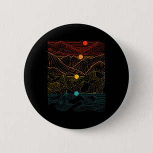 Edm Techno Sun Moon Music Festival Party Dancing D Button