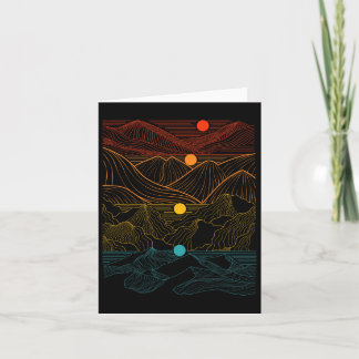 Edm Techno Sun Moon Music Festival Party Dancing D Card