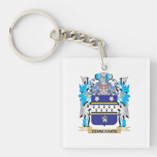 Edmenson Coat of Arms - Family Crest Keychain