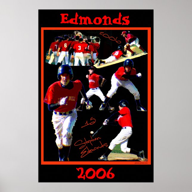 Edmonds Freshman Baseball Poster2 Poster (Front)