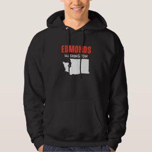Edmonds Washington USA State America Travel Washin Hoodie