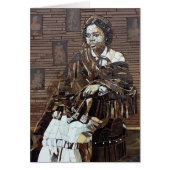 "Edmonia Lewis" stained glass mosaic design (Front)