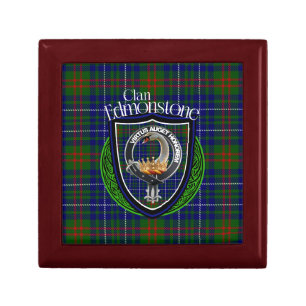 Edmonstone Scottish Clan Tartan & Crest Gift Box