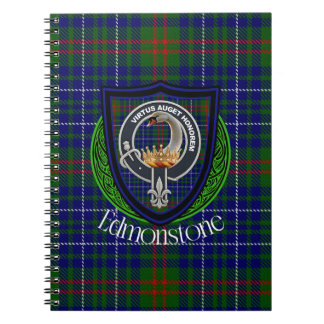 Edmonstone Scottish Clan Tartan & Crest Notebook