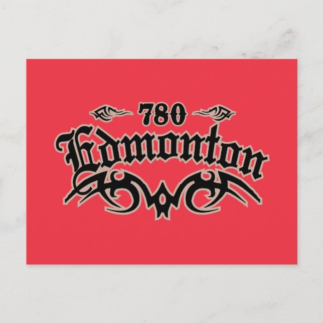 Edmonton 780 postcard (Front)