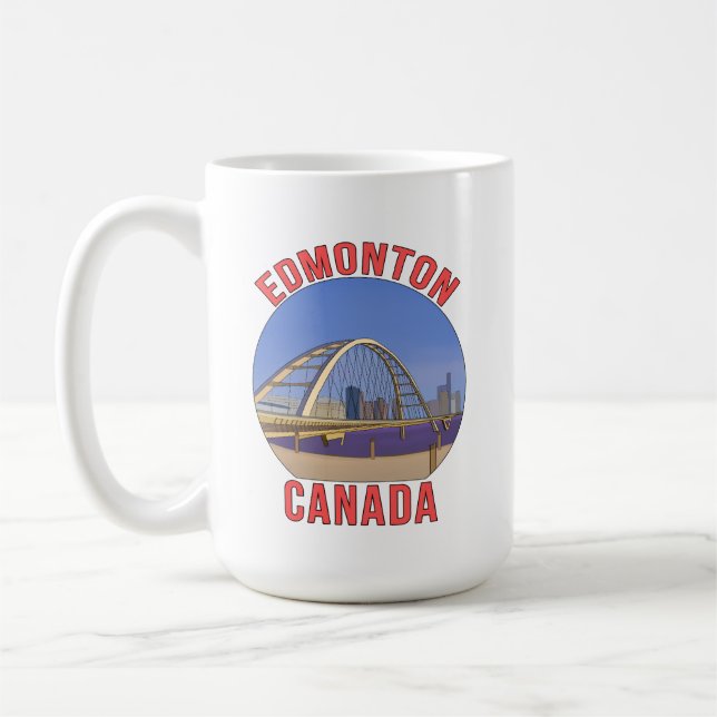 Edmonton Alberta Canada Coffee Mug (Left)