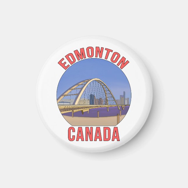 Edmonton Alberta Canada Magnet (Front)