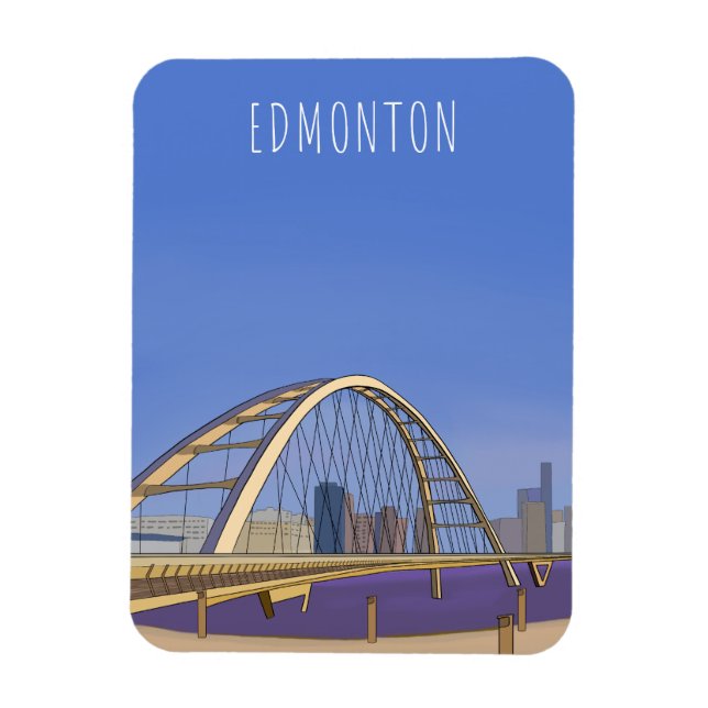 Edmonton Alberta Canada Magnet (Vertical)