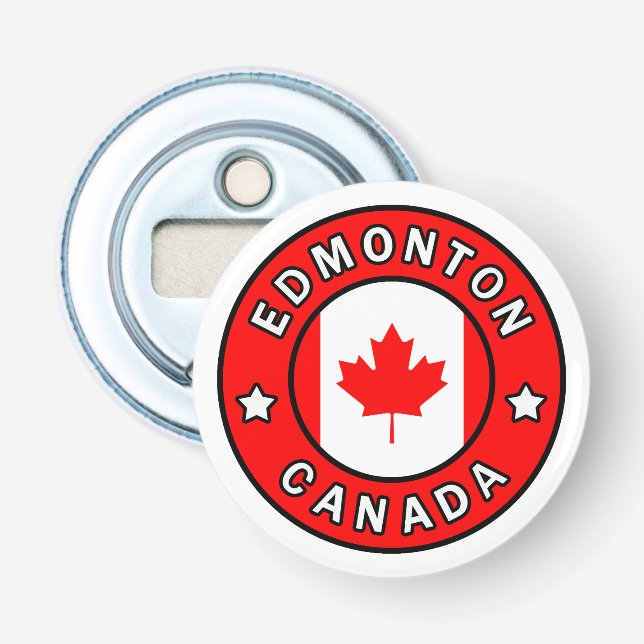 Edmonton Canada Bottle Opener (Front)