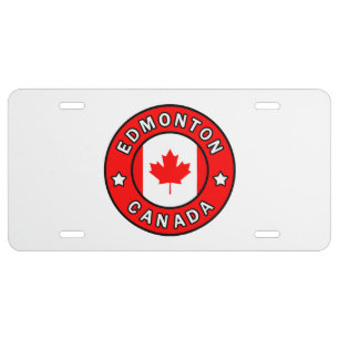 Edmonton Canada License Plate